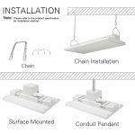 165W Linear High Bay Fixture 23100lm 120-277V 5 Years Warranty (3)