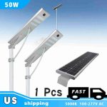 All In One LED Solar Street Light 50W 5000K IP65 with 3 years warranty (1)