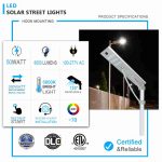 All In One LED Solar Street Light 50W 5000K IP65 with 3 years warranty (2)