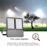 Flood Light LED Warm White 200W IP65 5000K 26,000Lm with 100-277VAC (4)