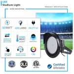 LED Stadium Flood Lights Outdoor 300W IP65 39,000Lm 5700K with 100-277VAC (4)