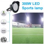 LED Stadium Flood Lights Outdoor 300W IP65 39,000Lm 5700K with 100-277VAC (9)